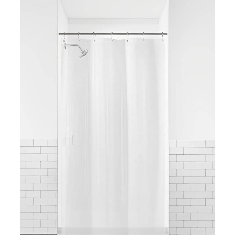 Threshold PEVA Shower Liner Clear Medium Weight Grommet Top 54x78